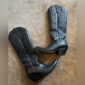 Ariat Black Heeled Boots for Women